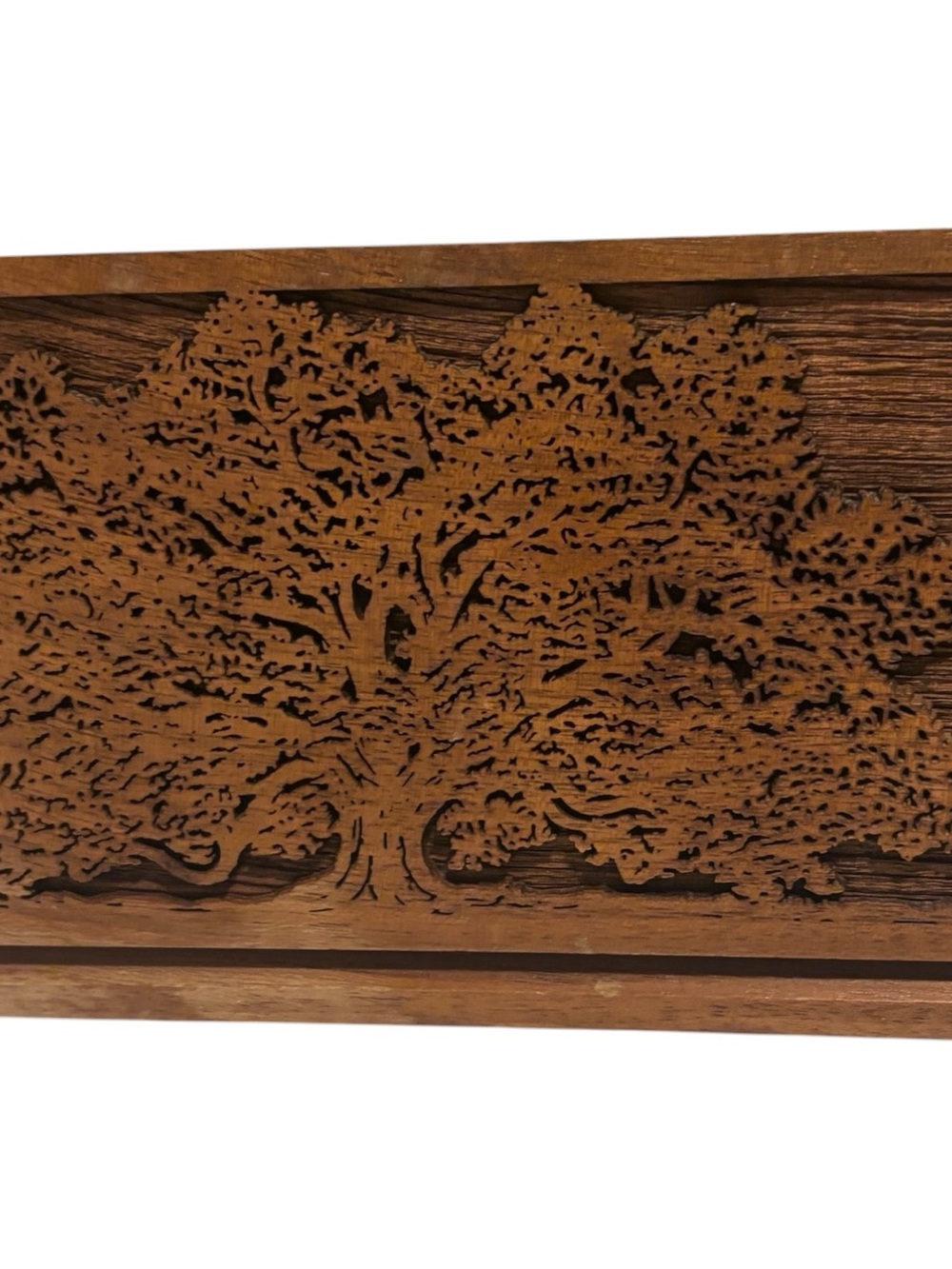 Lasercraft Walnut Wooden Tree Letter Holder